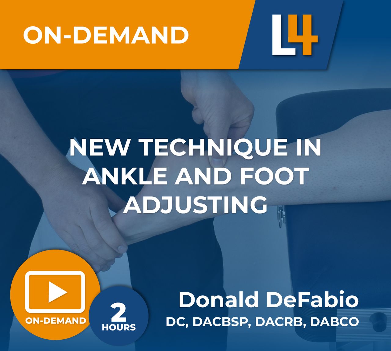 New Technique in Ankle and Foot Adjusting