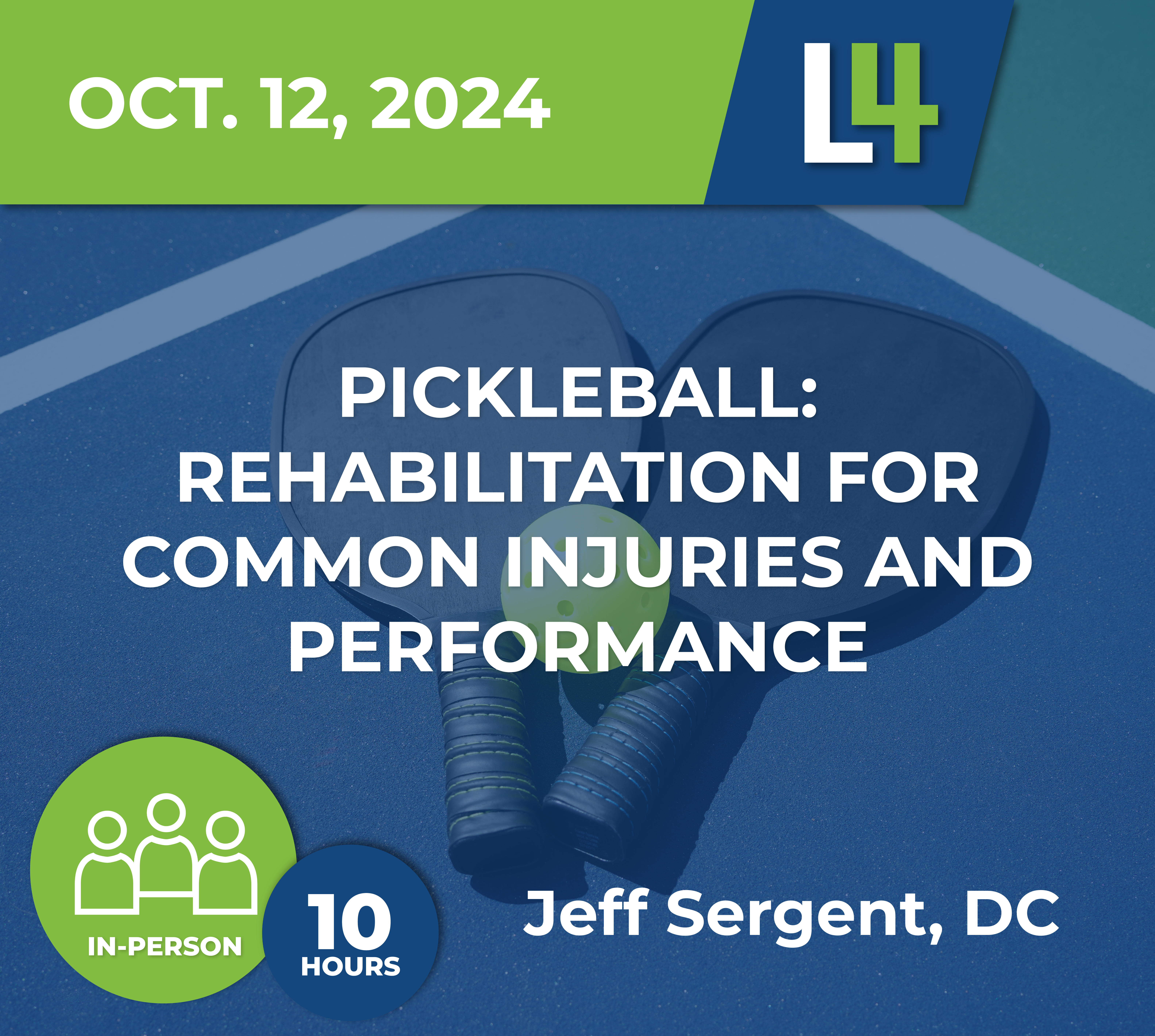Pickleball: Rehabilitation for Common Injuries and Performance